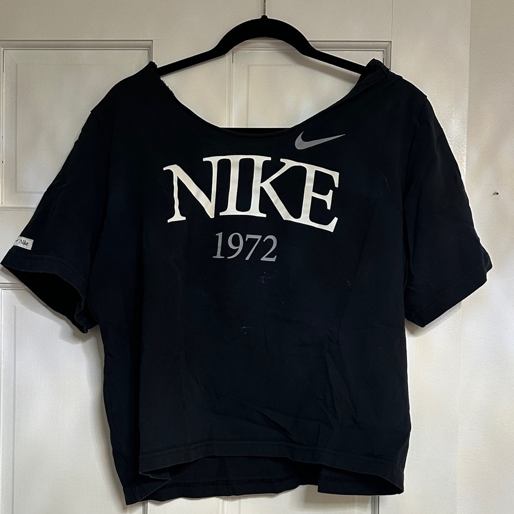 Nike Women's Black Crop Top